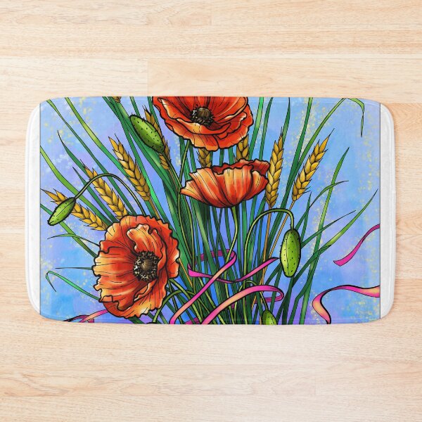 Item preview, Wild poppies bouquet designed and sold by Alla Gill.