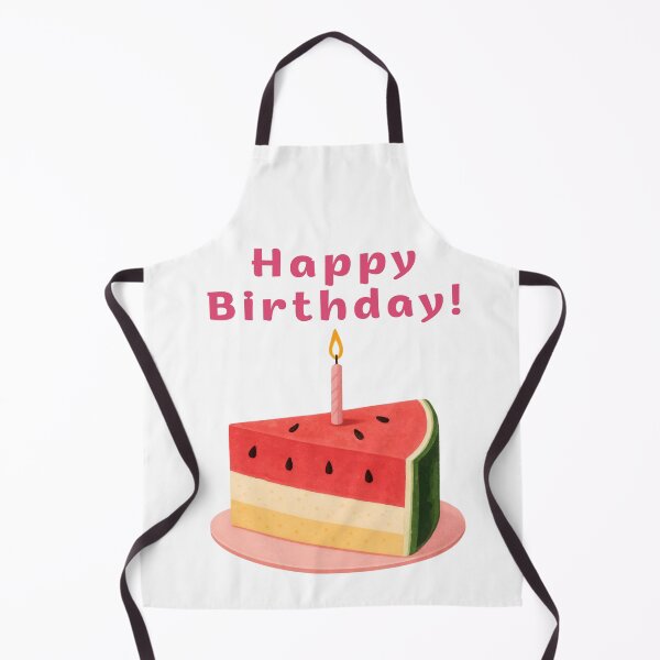 Item preview, Cute Watermelon Birthday Cake Illustration designed and sold by Inka Moon Design.