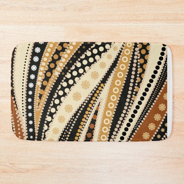 Item preview, Aboriginal Dot Painting Bedding Set Path Of Ancestors Sand designed and sold by AboriginalartVI.