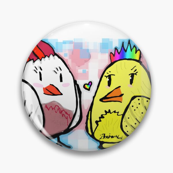 Item preview, Love Birds (transgender flag colors theme)  designed and sold by BluePhoenixCat.