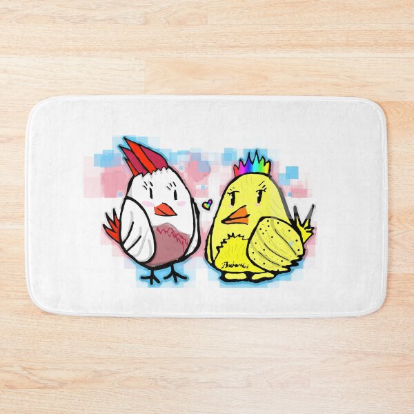 Item preview, Love Birds (transgender flag colors theme)  designed and sold by BluePhoenixCat.