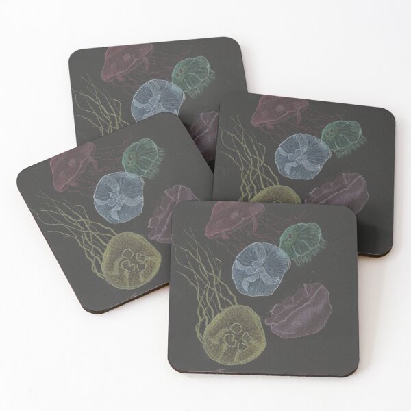 Item preview, Group of Jellyfish Drawing designed and sold by TiffanySpaulding.