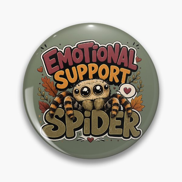 Item preview, Emotional Support Spider Jumping Spider designed and sold by Weirdwildco69.