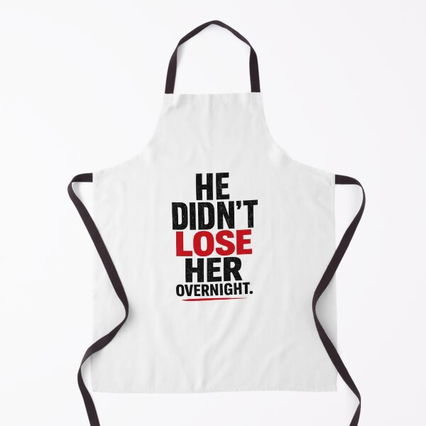 Item preview, He Didn’t Lose Her Overnight – Emotional Quote Minimalist Typography Design designed and sold by Saraisha Studio.