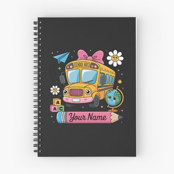 Item preview, Cute School Bus Custom Name Back To School T-Shirt designed and sold by Color World.