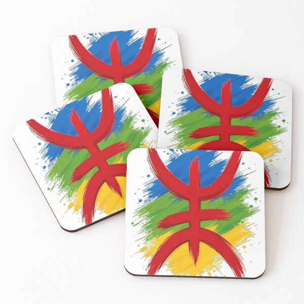 Artikelvorschau, Amazigh-Yaz-Symbol – Farbenfrohe Pinselstrichkunst | Berber-Stolz-Design entworfen und verkauft von carthagia.