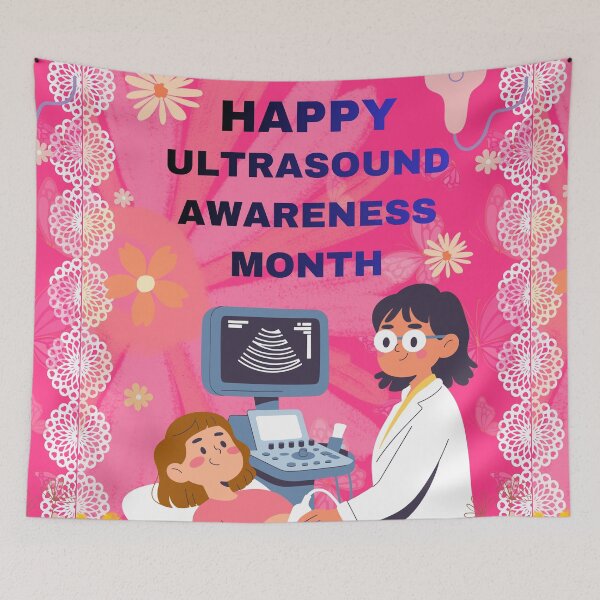 Item preview,  Happy "Ultrasound Awareness Month" designed and sold by Oorviart.