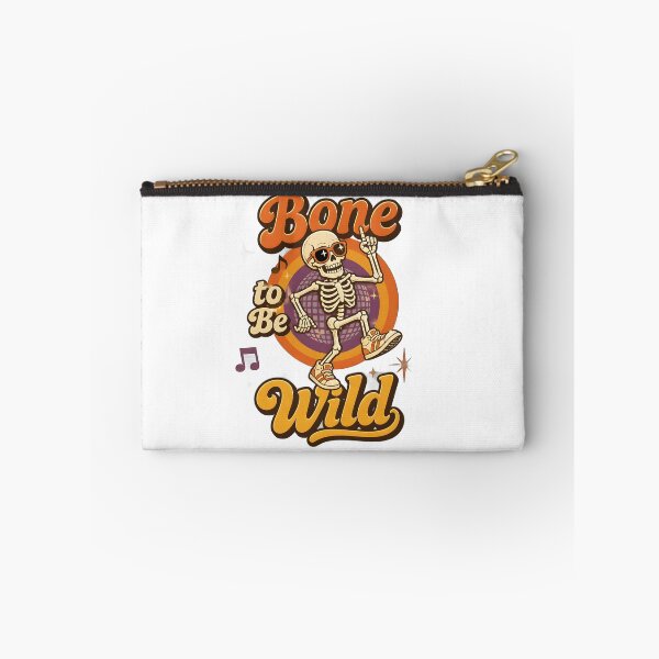 Item preview, Bone to Be Wild – Retro Dancing Skeleton Halloween Design | Funny Vintage Spooky Graphic designed and sold by ColorClouds.