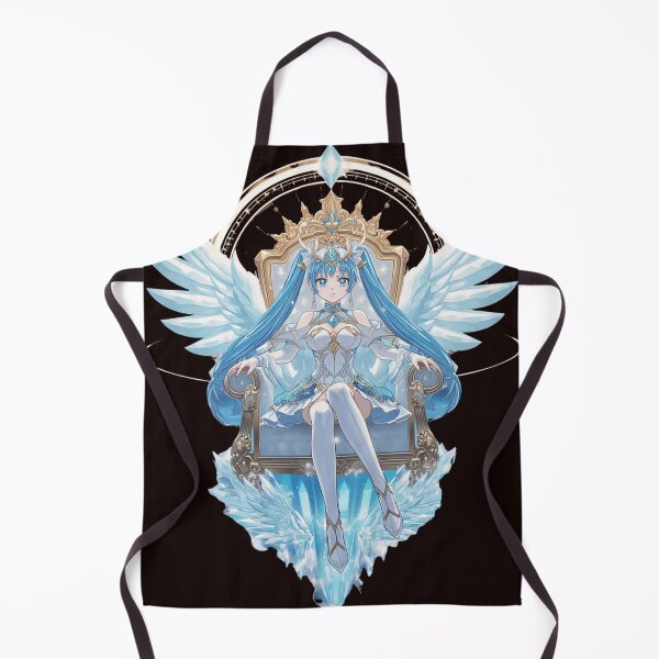 Item preview, Celestial Sky Queen Angel Fantasy T-Shirt | Blue Winged Goddess Anime Style Graphic | Magical Throne Streetwear Design designed and sold by Vvmd.