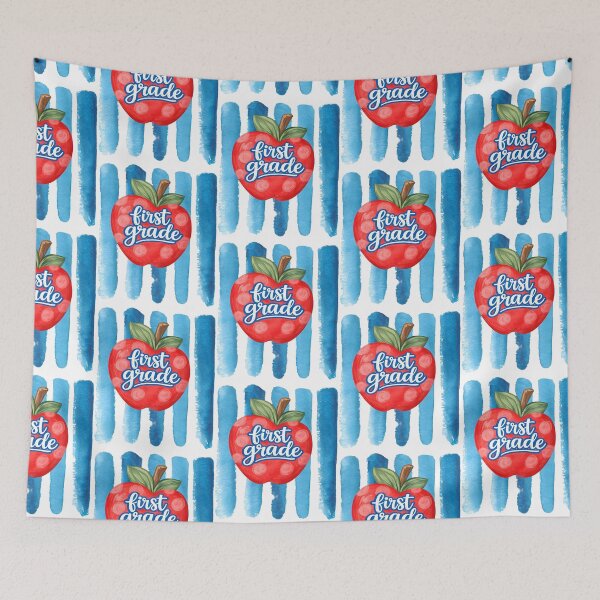 Item preview, First Grade Back to School Apple Teacher Student Squad Design designed and sold by Lozarux.