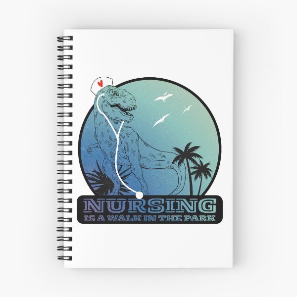 Item preview, Nurse Life Humor - Nursing Is A Walk In The Park designed and sold by SaltedBeachPaperie.