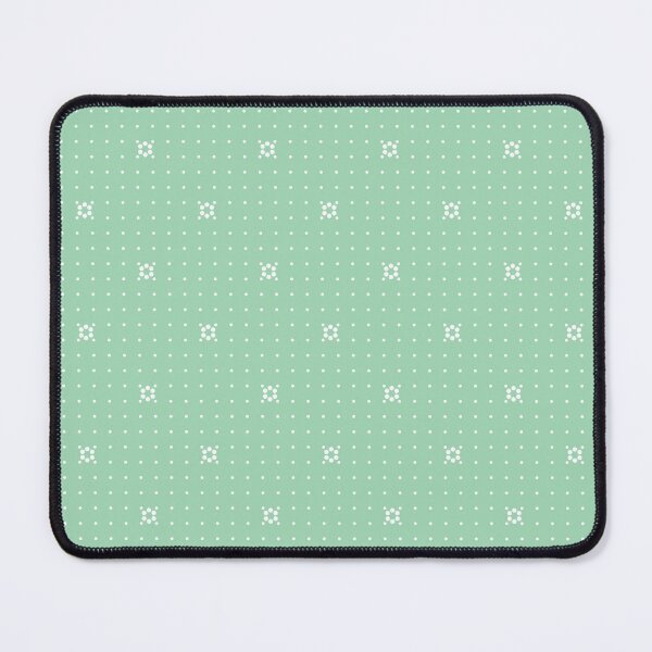 Item preview, Turquoise green & white micro polka dot flowers designed and sold by Mint + Midnight.