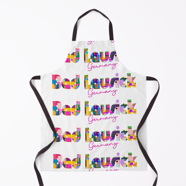 Item preview, Bad Lausick, Germany, Vibrant Abstract City Typography Art designed and sold by Wanderful-roads.