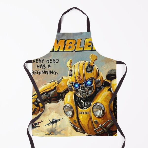 Item preview, Bumblebee Retro Sci-Fi Action Movie Art Poster designed and sold by Art's Diner.