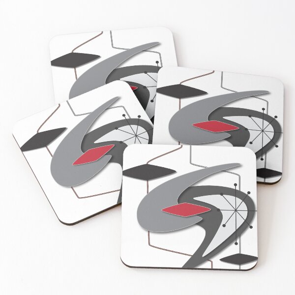 Item preview, Retro Futurist Mid-Century Modern Space Abstract designed and sold by TatinkaArtskill.
