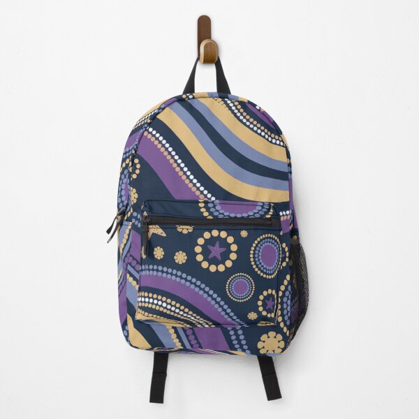 Item preview, Aboriginal Dot Painting Bedding Set Ocean Spirits Blue Purple Urban designed and sold by AboriginalartVI.