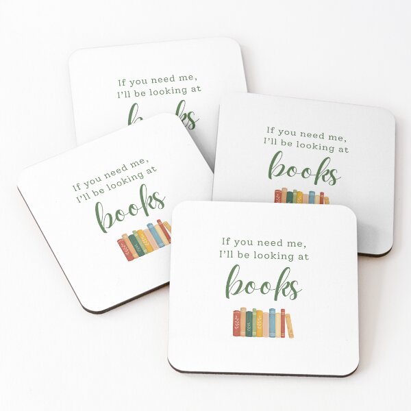 Item preview, If You Need Me, I’ll Be Looking at Books designed and sold by RoseDesigns05.