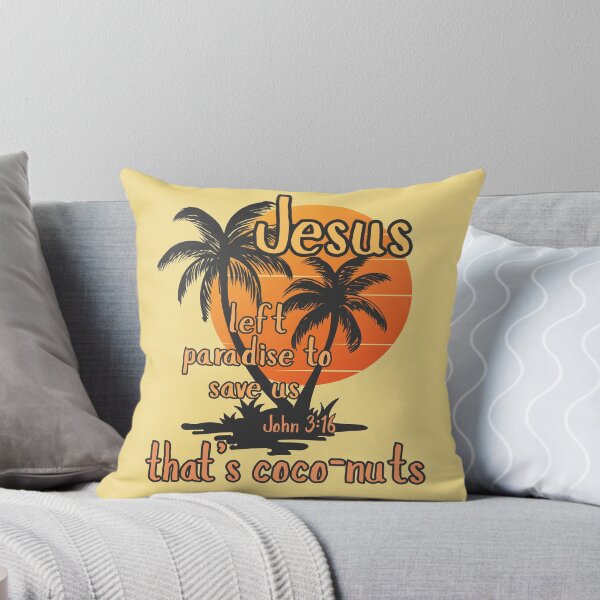 Item preview, That's Coconuts Jesus Saves John 3:16 Love Co Co Nuts Tropical Beach Summer  designed and sold by Forevermore.