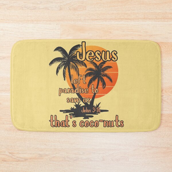 Item preview, That's Coconuts Jesus Saves John 3:16 Love Co Co Nuts Tropical Beach Summer  designed and sold by Forevermore.