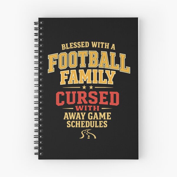 Item preview, Blessed With A Football Family Cursed With Away Game Schedules designed and sold by PunchDrop.