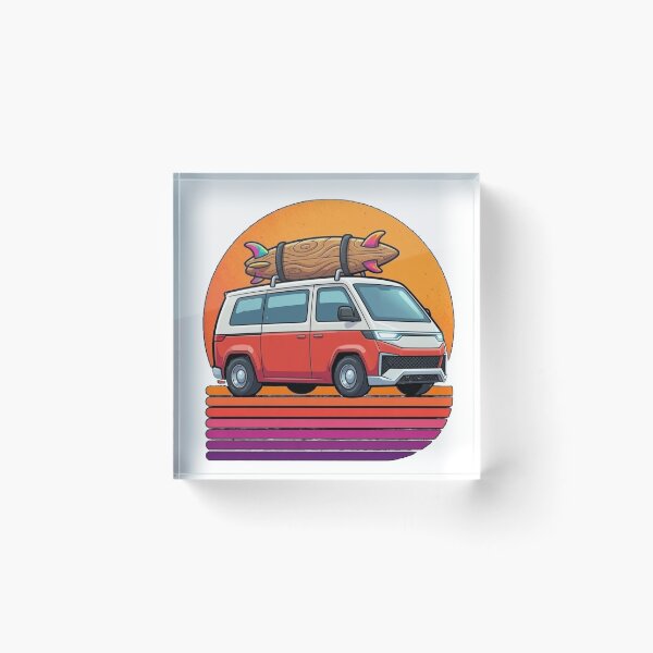 Item preview, Retro Future Surf Van Aesthetic designed and sold by katiecorners.