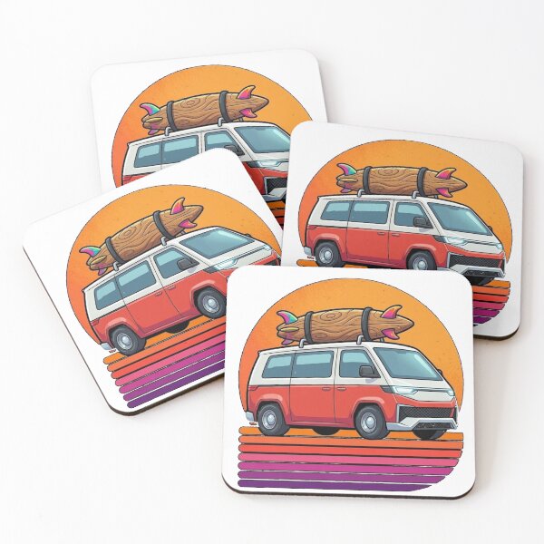 Item preview, Retro Future Surf Van Aesthetic designed and sold by katiecorners.