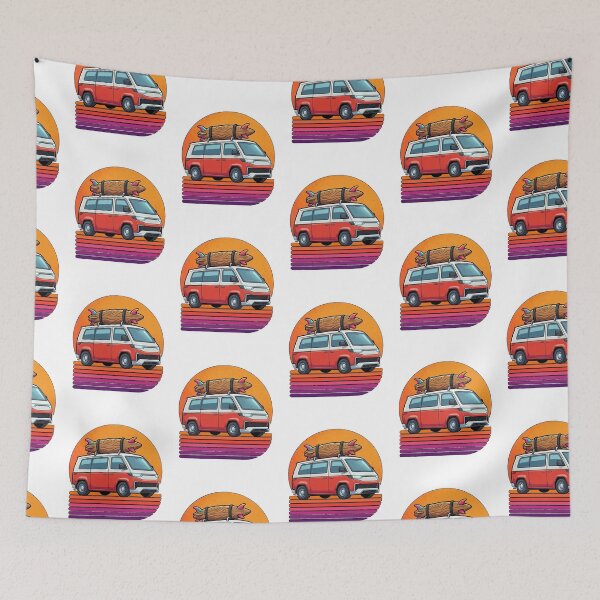 Item preview, Retro Future Surf Van Aesthetic designed and sold by katiecorners.