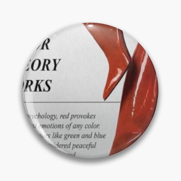 Item preview, red colour theory designed and sold by POSTERSfromM.