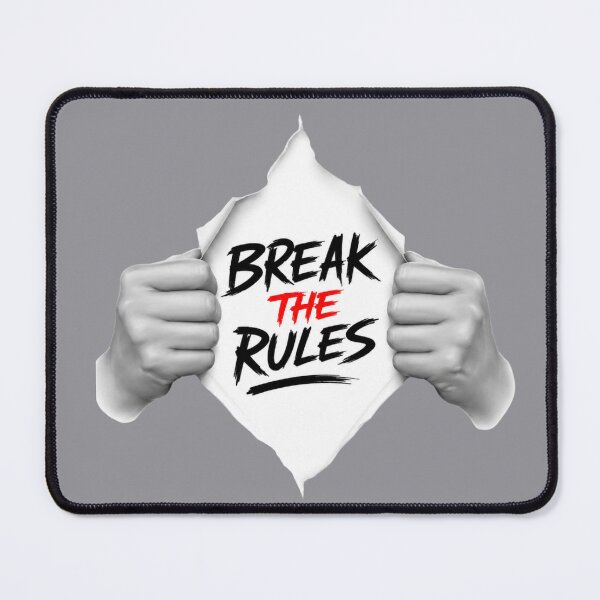 Item preview, Break The Rules-Ripped Paper Motivation Design designed and sold by designsvetlana1.