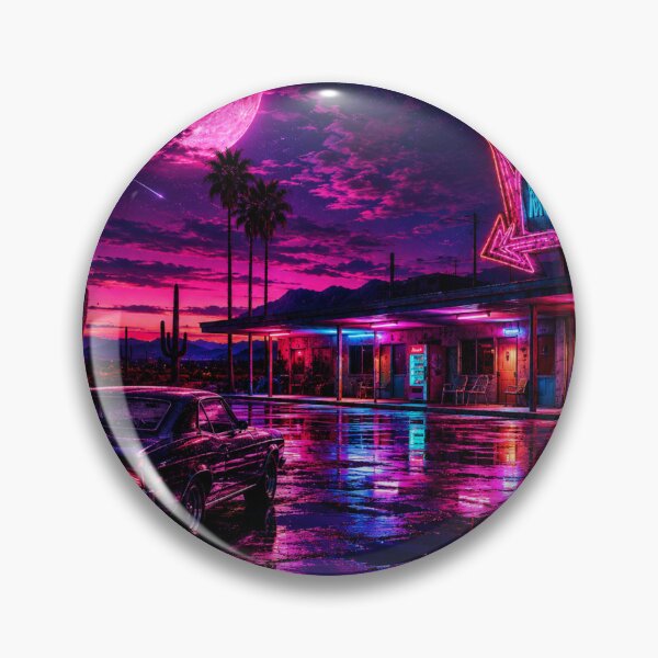 Item preview, Lunar Motel Neon Desert Nights designed and sold by S06PMarketing.