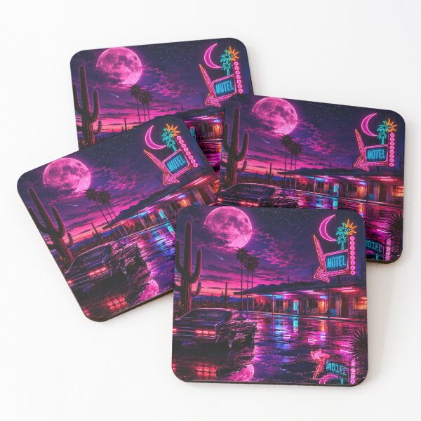 Item preview, Lunar Motel Neon Desert Nights designed and sold by S06PMarketing.