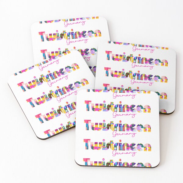 Item preview, Twistringen, Germany, Vibrant Abstract City Typography Art designed and sold by Wanderful-roads.