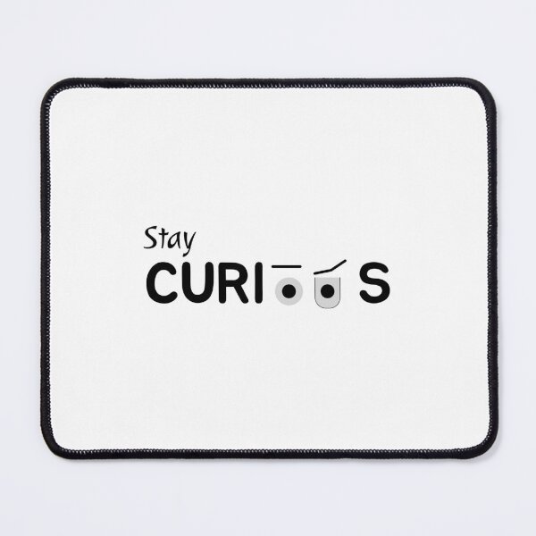 Item preview, Stay Curious – Creative Typography Expression Face Graphic T-Shirt designed and sold by TheAmorse01.
