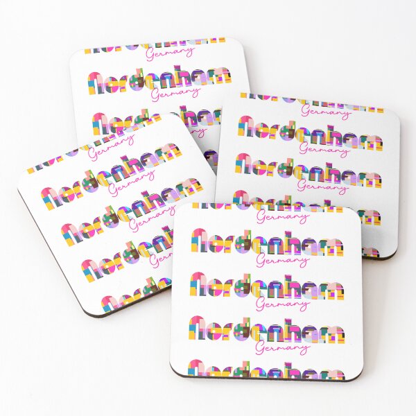 Item preview, Nordenham, Germany, Vibrant Abstract City Typography Art designed and sold by Wanderful-roads.