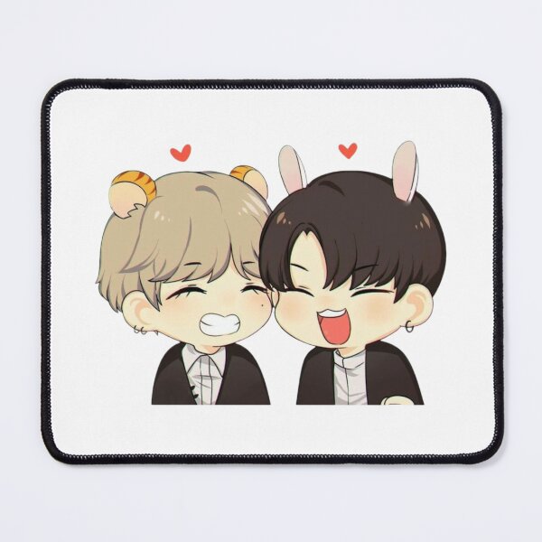 Item preview, Taekook Chibi Fan Art | BTS V & Jungkook Cute K-Pop Illustration | ARMY Artwork designed and sold by Sandra2913.