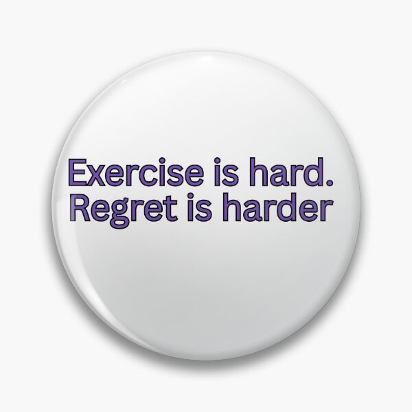 Item preview, Exercise is hard. Regret is harder-gym quote designed and sold by HustlersShop77.