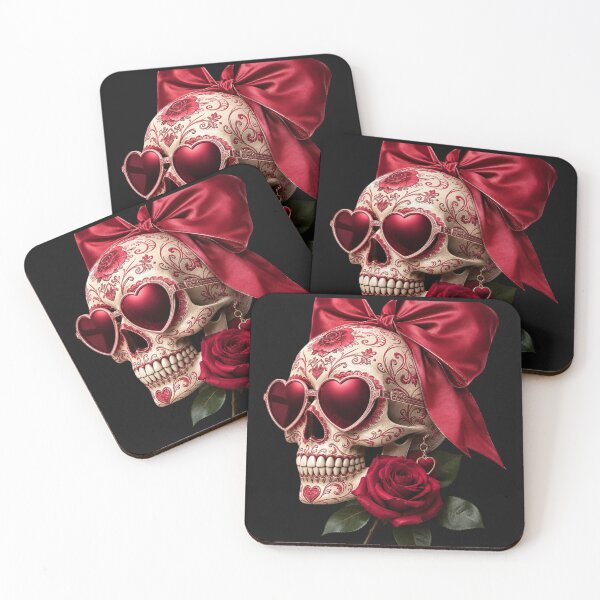 Item preview, Sugar Skull Black Lace and Rose Graphic designed and sold by StyleGuru.