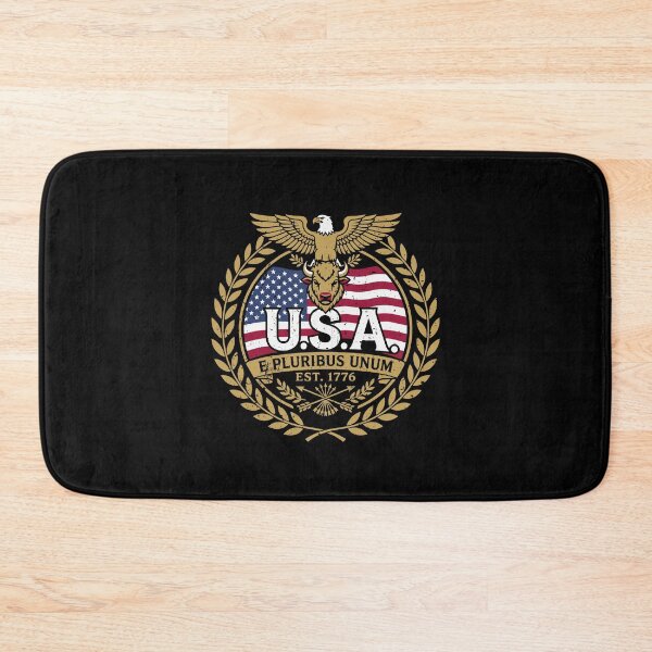 Item preview, Vintage USA E Pluribus Unum Patriotic Bison Graphic designed and sold by crouchingpixel.