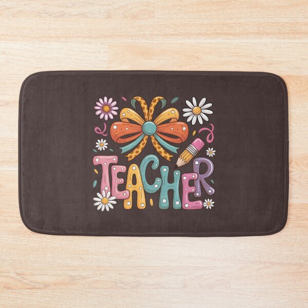 Item preview, ​Cute Floral Teacher Appreciation Retro T-Shirt designed and sold by Color World.