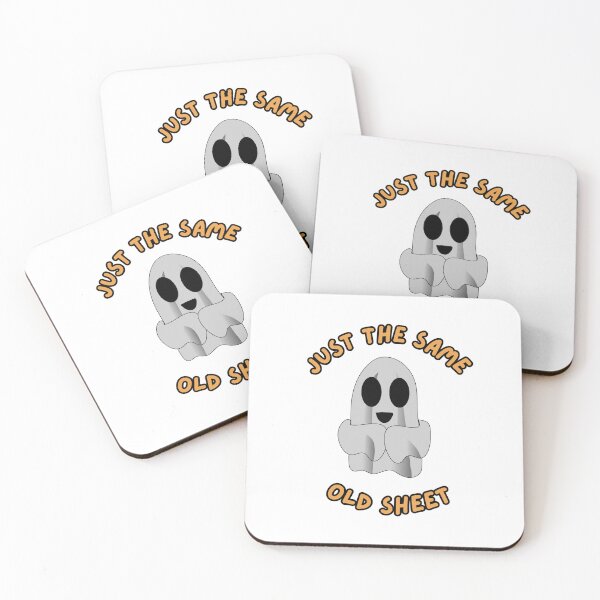 Item preview, Just the Same Old Sheet Funny Ghost Halloween Pun designed and sold by DesignsbyDustin.