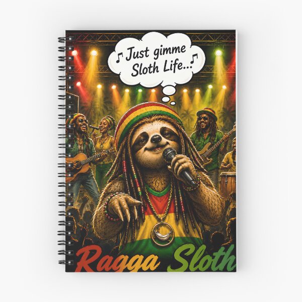 Item preview, Ragga Sloth – Just Gimme Sloth Life Reggae Motif Band Version designed and sold by TJQsAnimals.