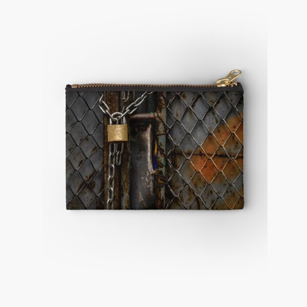 Item preview, Brass Padlock on Rusty Chain Link Fence — Urban Decay Photography designed and sold by Rabee Khalil Photography.