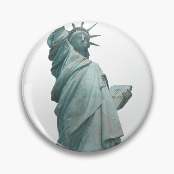 Item preview, New York City Statue of Liberty Minimalist Travel Poster | NYC Landmark Wall Art designed and sold by ElartedeNoel.