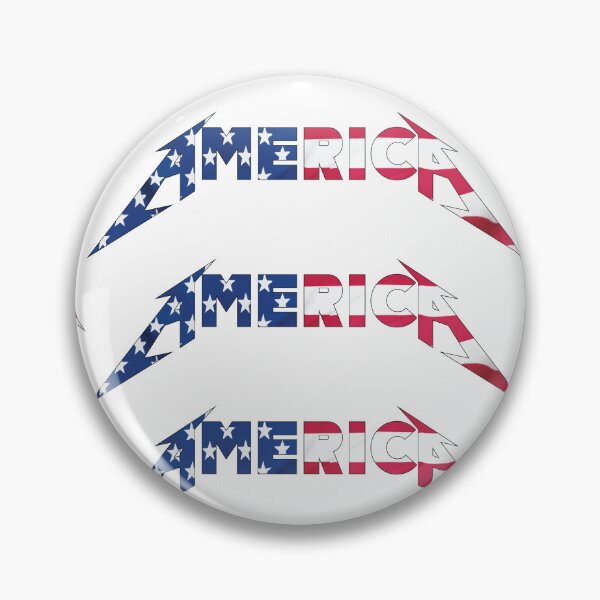 Item preview, Metal USA American Flag Logo designed and sold by usa250years.