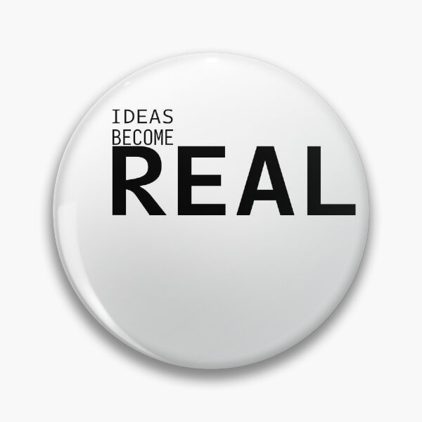 Item preview, Ideas Become Real – Minimal Inspirational Typography T-Shirt designed and sold by TheAmorse01.