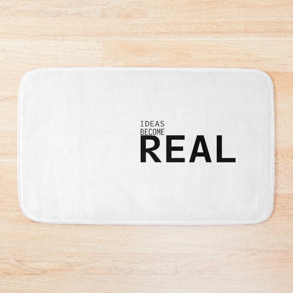 Item preview, Ideas Become Real – Minimal Inspirational Typography T-Shirt designed and sold by TheAmorse01.