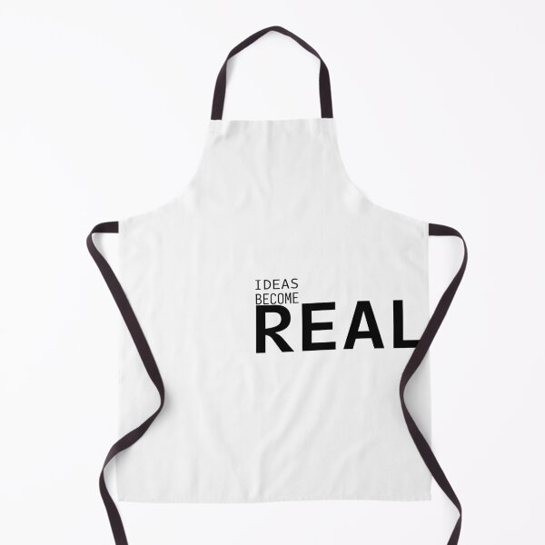 Item preview, Ideas Become Real – Minimal Inspirational Typography T-Shirt designed and sold by TheAmorse01.