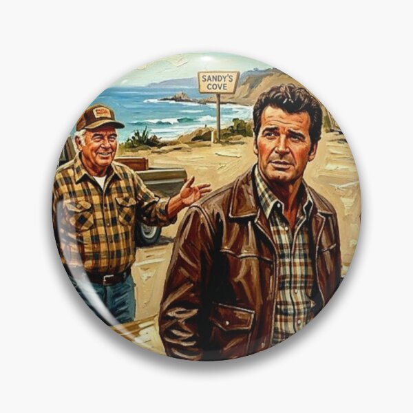 Item preview, The Rockford Files Retro Detective Crime Drama TV Series Art Poster designed and sold by Art's Diner.