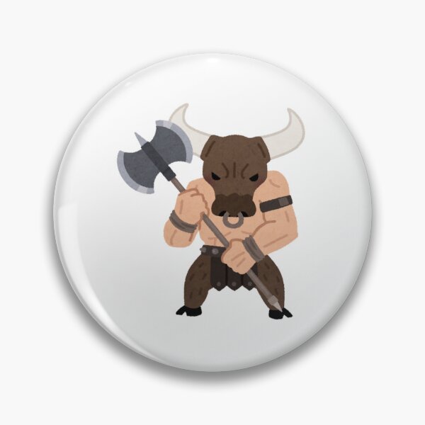 Item preview, Fierce Minotaur Warrior Character designed and sold by DailyDoodlesBySumbul.