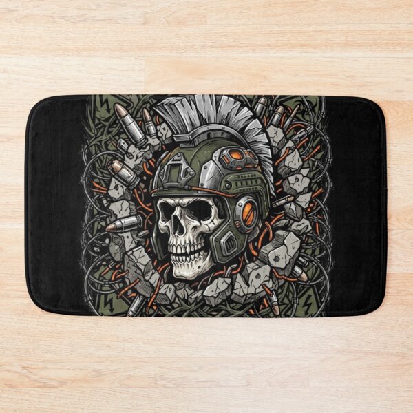 Item preview, Post-Apocalyptic Tactical Gladiator Skull designed and sold by krish-prints.